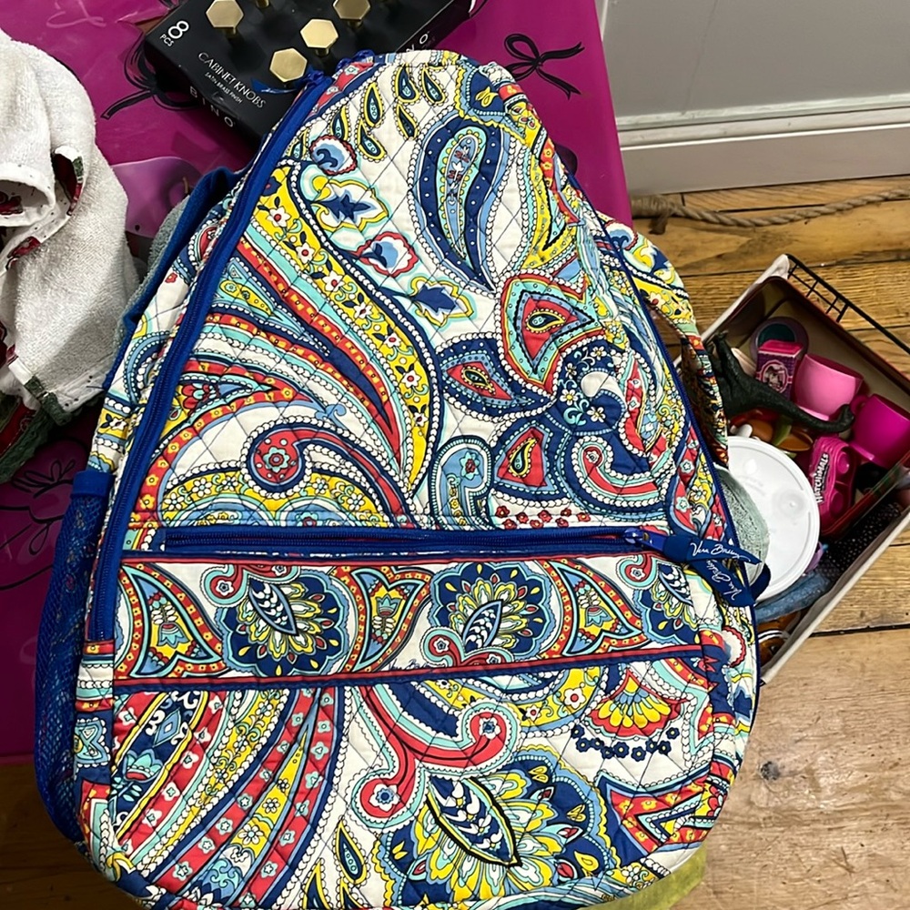 Vera Bradley tennis racket sling bag